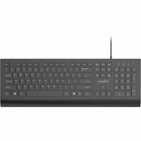 Rocstor K10 Wired USB Keyboard | 104 Key QWERTY Layout | Durable Design for Efficient Typing Default Title