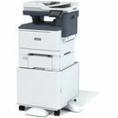 Side view of the Xerox C325 Color Laser Multifunction Printer featuring dual paper trays and advanced control panel, perfect for busy office environments.