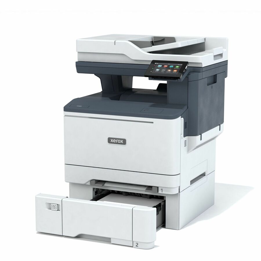 Xerox C325 Color Laser Multifunction Printer showcasing sleek design with control panel, highlighting wireless and wired printing capabilities for enhanced productivity.
