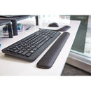 3M Ergonomic Gel Wrist Rest for Keyboards, Soft Comfort Support, Compact Design, Black