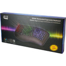 Adesso Tru-Form 150 Ergonomic Keyboard with 3-Color Backlight, Split Key Design, and Integrated Palm Rest