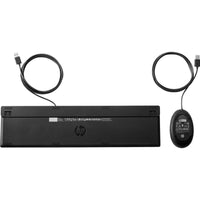 HP Wired Desktop 320MK Keyboard and Mouse - Comfort, Efficiency, USB Connectivity, Eco-Friendly Design