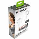 Morpheus 360 Nemesis ANC Wireless Earbuds packaging displayed, highlighting advanced noise cancellation technology and Bluetooth capabilities in a visually appealing and stylish box.