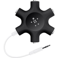 Belkin 5-Jack 3.5mm Audio Headphone Splitter for Sharing Music & Movies with Friends - Store 42