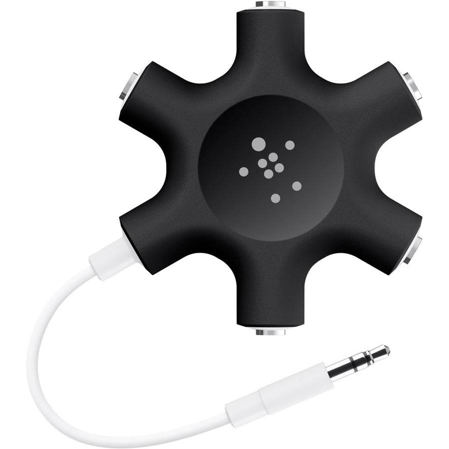 Belkin 5-Jack 3.5mm Audio Headphone Splitter for Sharing Music & Movies with Friends