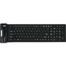 Adesso Antimicrobial Waterproof Flex Keyboard - Compact USB Design for Travel & Outdoor Use Default Title