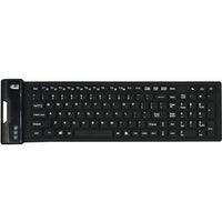 Adesso Antimicrobial Waterproof Flex Keyboard - Compact USB Design for Travel & Outdoor Use Default Title