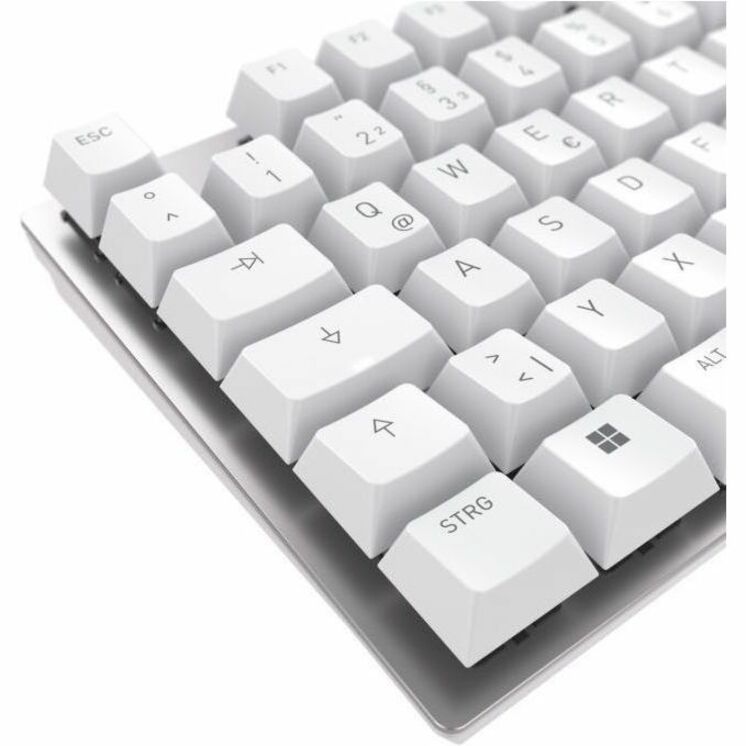 CHERRY KC 200 MX-Wired Keyboard - MX2A SILENT RED - Silver/White Housing