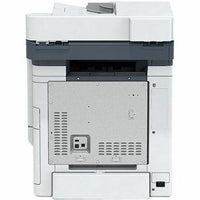 Back view of the Xerox VersaLink C625 Color Multifunction Printer, showcasing its compact design and TAA compliance, ideal for efficient office workflow.