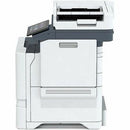 Side view of the Xerox VersaLink C625 Color Multifunction Printer, highlighting its user-friendly interface and space-saving features for busy workplaces.