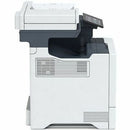 Profile view of the Xerox VersaLink C625 Color Multifunction Printer, emphasizing its innovative design suitable for high-quality printing, scanning, copying, and faxing.