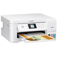 Epson WorkForce ST-C2100 WiFi Supertank Color Printer in action, delivering high-quality documents and vibrant graphics with eco-friendly efficiency.