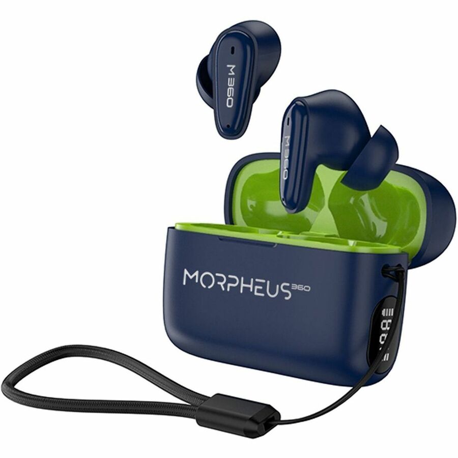 Morpheus 360 Nemesis Bluetooth 5.4 Earbuds | 20H Playtime | Hi-Fi Sound | Waterproof