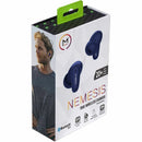 Morpheus 360 Nemesis Bluetooth 5.4 Earbuds packaging highlighting true wireless technology, ideal for music lovers seeking immersive experiences.