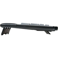 Kensington Pro Fit 72402 Wired Keyboard with Adjustable Positions and Padded Wrist Rest