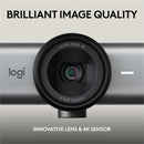 Logitech Brio 705 Biz 4K Webcam - Superior 4K Video, AI Enhancement, Privacy Shutter