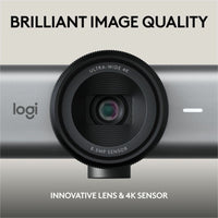Logitech Brio 705 Biz 4K Webcam - Superior 4K Video, AI Enhancement, Privacy Shutter
