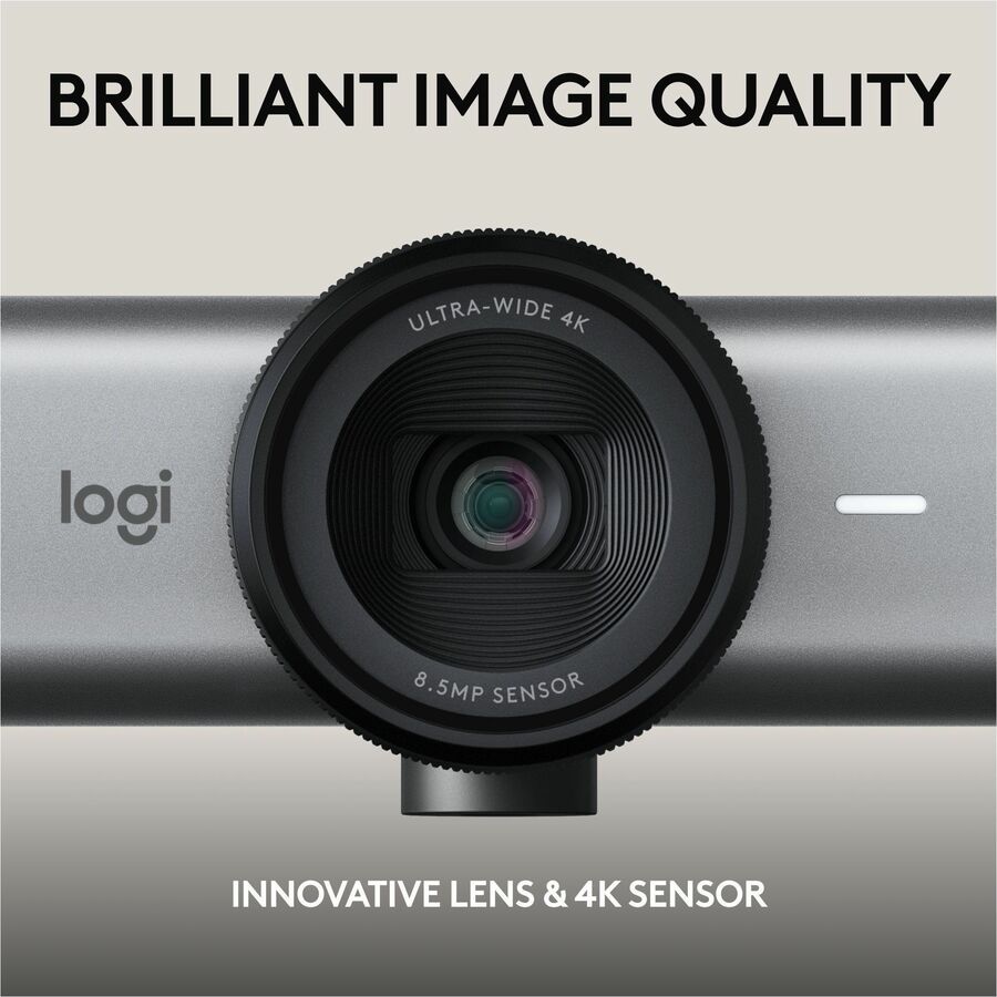 Logitech Brio 705 Biz 4K Webcam - Superior 4K Video, AI Enhancement, Privacy Shutter