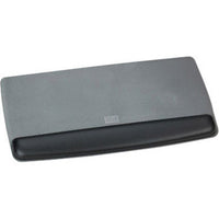 Ergonomic 3M Antibacterial Gel Wrist Rest - Adjustable Tilt Design for Comfortable Wrist Support, showcasing a modern black leatherette finish, perfect for enhancing productivity.