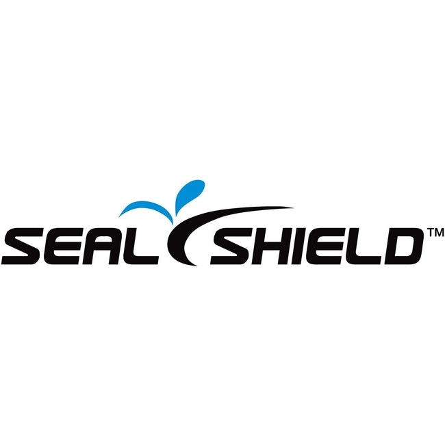 Seal Shield Silver Seal™ IP68 Waterproof Keyboard | Antimicrobial & Dishwasher Safe - Black Default Title
