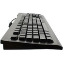 Seal Shield Silver Seal™ IP68 Waterproof Keyboard | Antimicrobial & Dishwasher Safe - Black