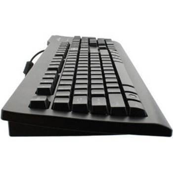 Seal Shield Silver Seal™ IP68 Waterproof Keyboard | Antimicrobial & Dishwasher Safe - Black