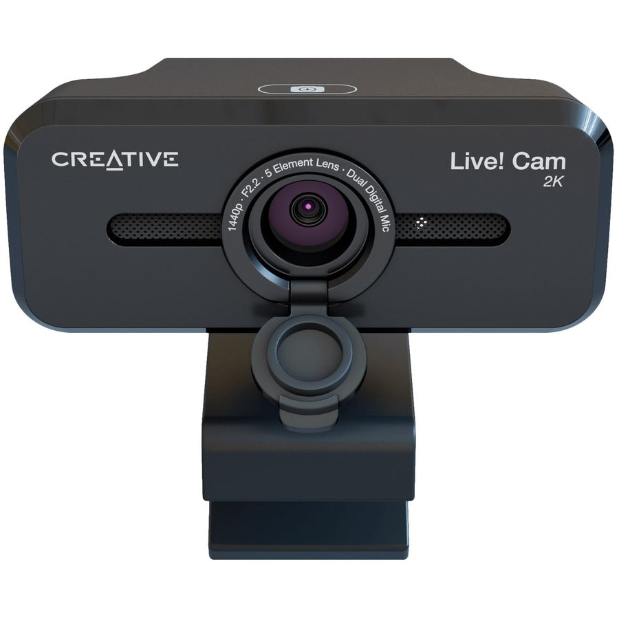Creative Live Cam Sync V3 2K QHD Webcam with 4X Digital Zoom & Dual Omni-Directional Mics