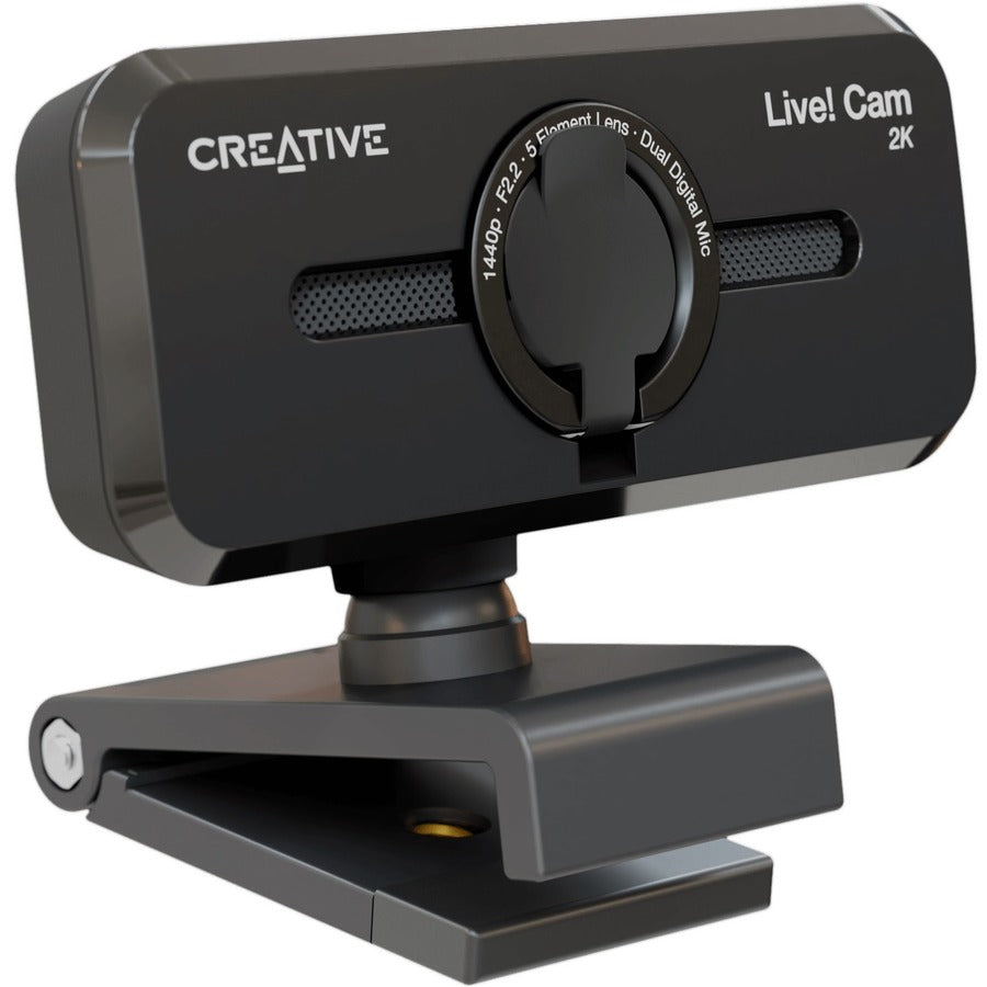 Creative Live Cam Sync V3 2K QHD Webcam with 4X Digital Zoom & Dual Omni-Directional Mics
