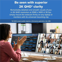 Creative Live Cam Sync V3 2K QHD Webcam with 4X Digital Zoom & Dual Omni-Directional Mics