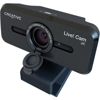 Creative Live Cam Sync V3 2K QHD Webcam with 4X Digital Zoom & Dual Omni-Directional Mics