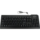 Seal Shield Silver Keyboard IP68 - 100% Waterproof, Antimicrobial, Dishwasher Safe, Black USB Default Title