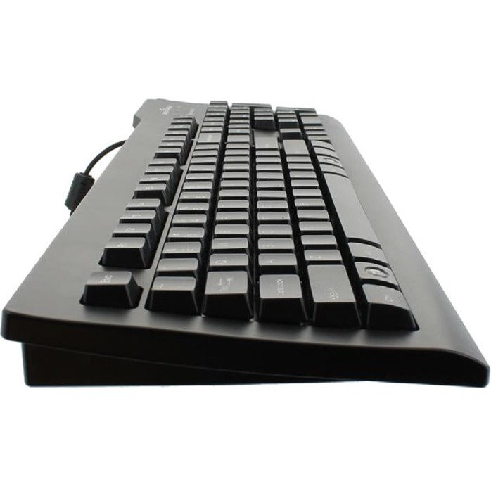 Seal Shield Silver Keyboard IP68 - 100% Waterproof, Antimicrobial, Dishwasher Safe, Black USB