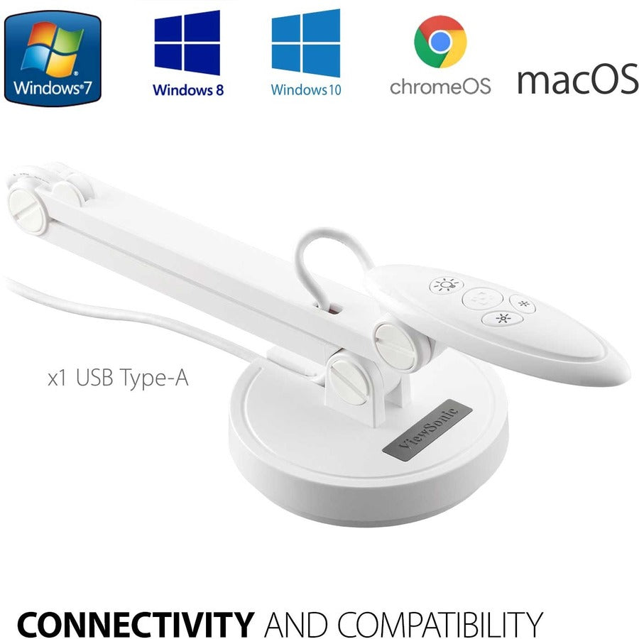 ViewSonic VB-VIS-002 USB Document Camera, 1080P Resolution, 8MP Sensor for Hybrid Learning