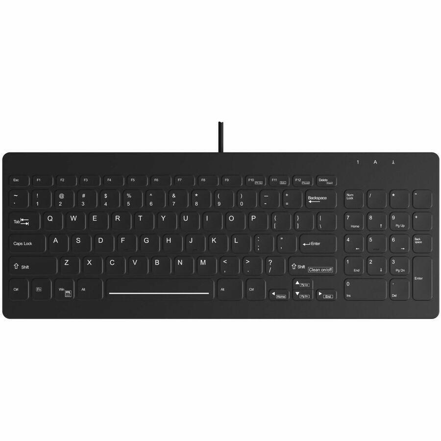 TG3 Medical Keyboard - 96 Key USB, Scissors Key Switches, IP68 Protection, Fast Response