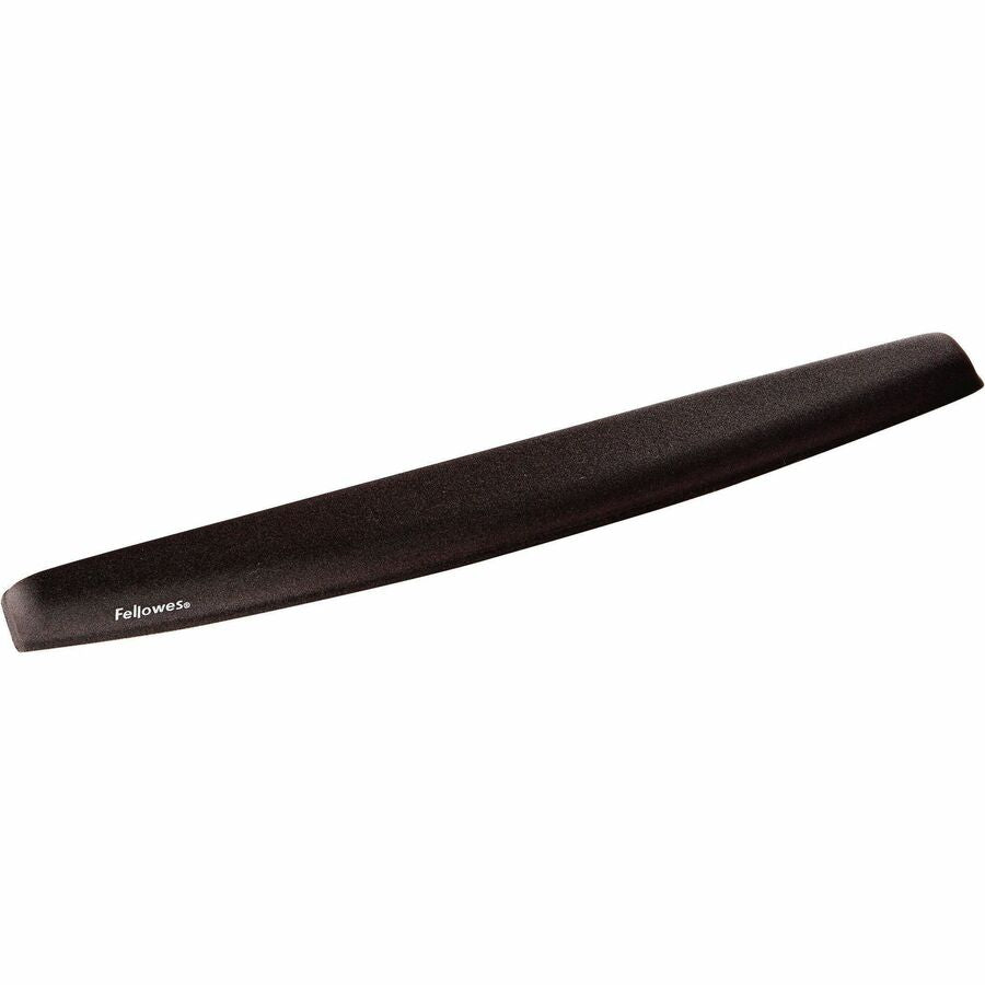 Fellowes Ergonomic Memory Foam Keyboard Wrist Rest - Black, Soft, Non-Skid Backing for Comfort