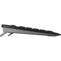 Cherry Stream Wireless Keyboard - 2.4 GHz, Low Profile Scissor Switches, Full-Size Layout, Black
