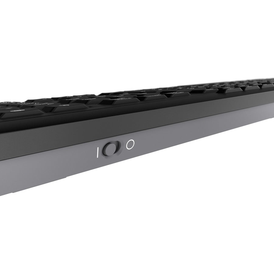 Cherry Stream Wireless Keyboard - 2.4 GHz, Low Profile Scissor Switches, Full-Size Layout, Black