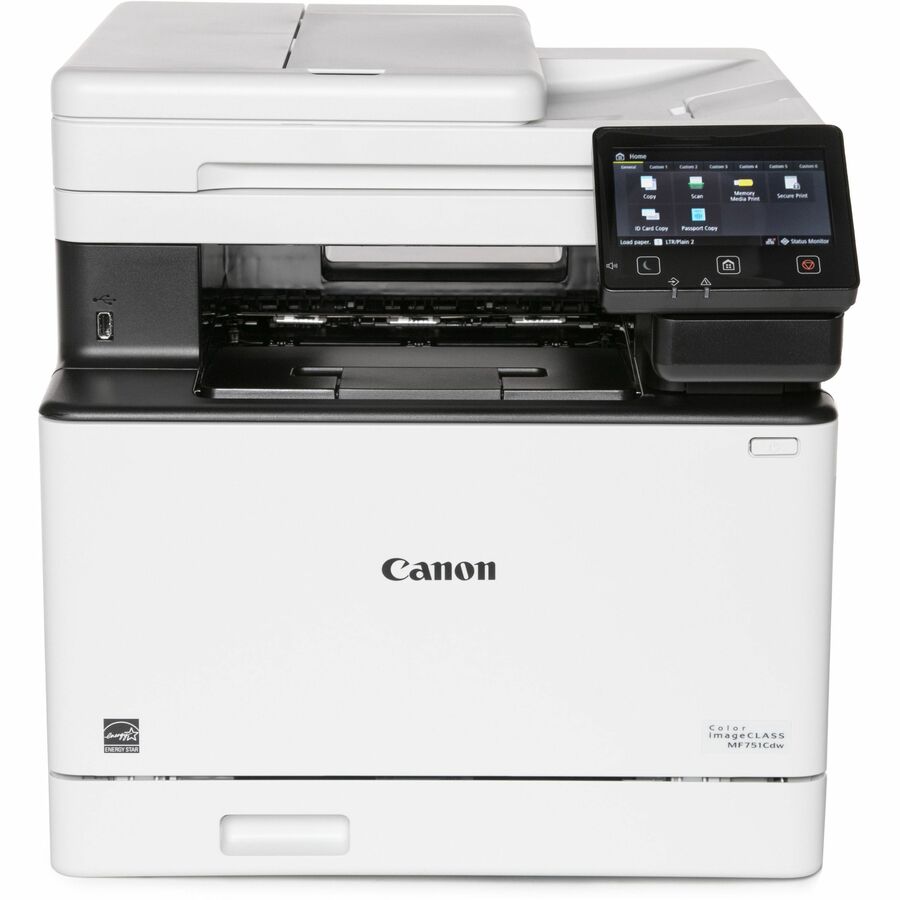 Canon Color imageCLASS MF751Cdw Wireless Multifunction Laser Printer, 35 ppm, 50-Sheet ADF, Touchscreen