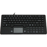 DSI IP68 Waterproof USB Keyboard - Rugged Industrial Use, 104 Keys with Touchpad, Black Default Title