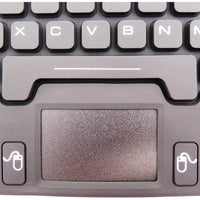 DSI IP68 Waterproof USB Keyboard - Rugged Industrial Use, 104 Keys with Touchpad, Black