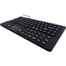 DSI IP68 Waterproof USB Keyboard - Rugged Industrial Use, 104 Keys with Touchpad, Black