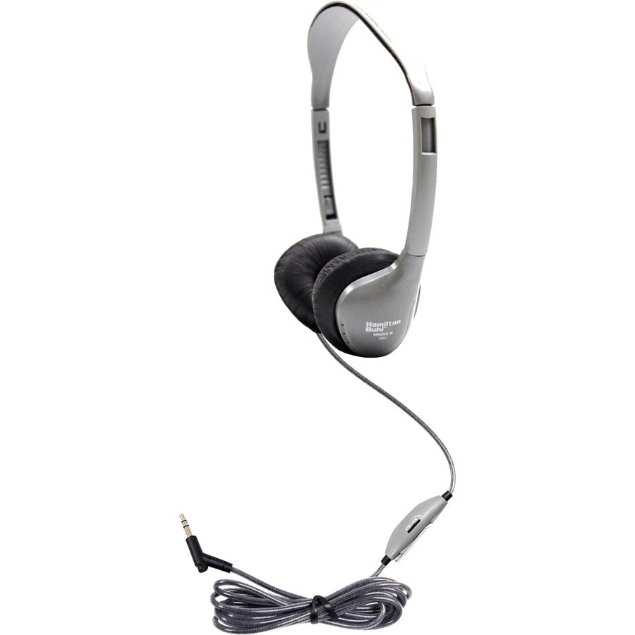 Hamilton Buhl MS2LV On-Ear Stereo Headphones with Durable Design and In-Line Volume Control