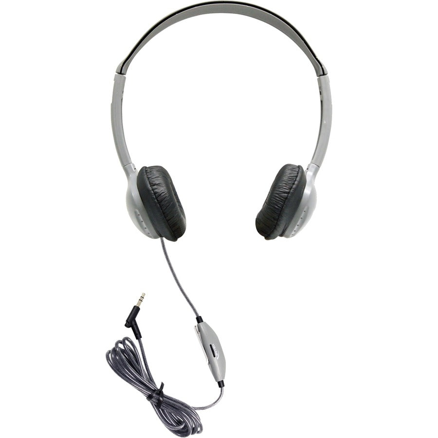 Hamilton Buhl MS2LV On-Ear Stereo Headphones with Durable Design and In-Line Volume Control