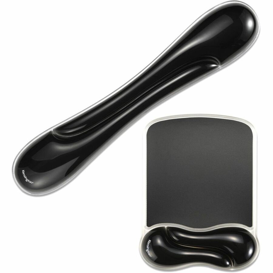 Kensington Duo Gel Wave Keyboard Wrist Rest - Ergonomic Gel Support with Ventilation Channel