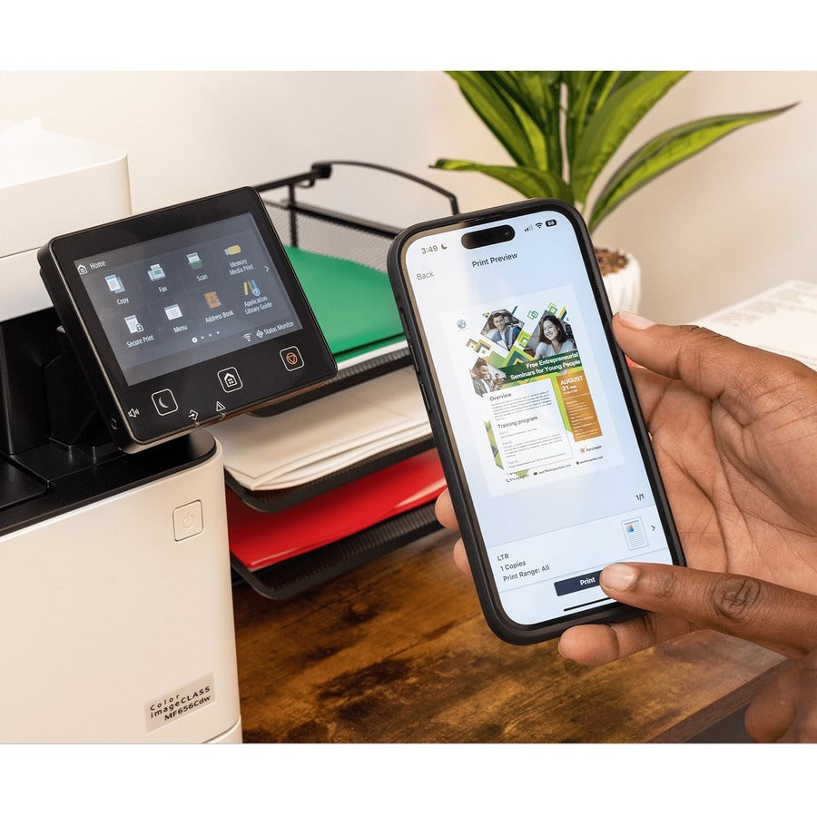 Canon ImageCLASS MF656Cdw All-in-One Wireless Laser Printer with ADF, 22 PPM, 5" Touchscreen