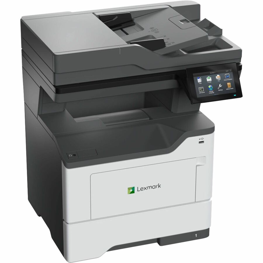 Lexmark MX532adwe Mono Laser Printer, 46 PPM Speed, Secure Multi-Function Design