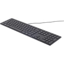 Matias RGB Backlit Wired Aluminum Keyboard for PC - Black Frame, USB Hub, Custom Color Control Default Title