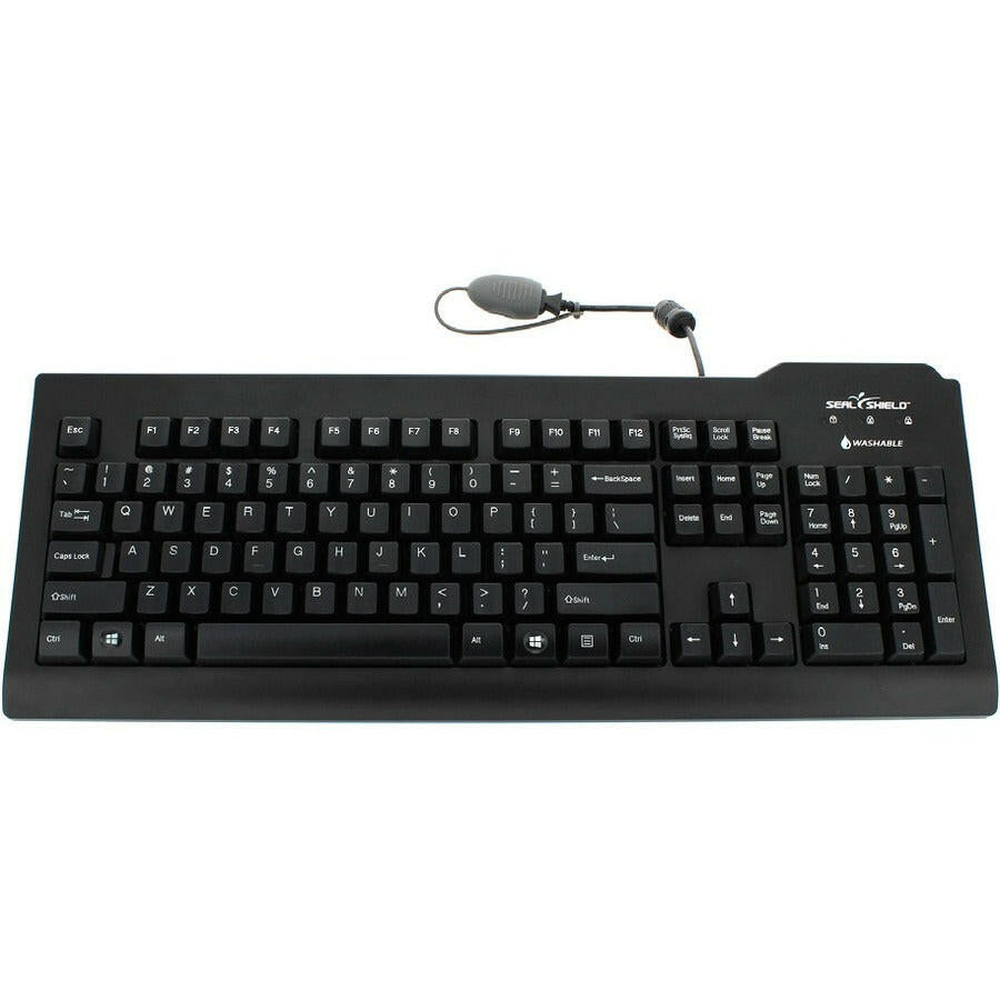 Seal Shield Waterproof USB Keyboard - Antimicrobial, Durable & Easy Plug-and-Play Solution