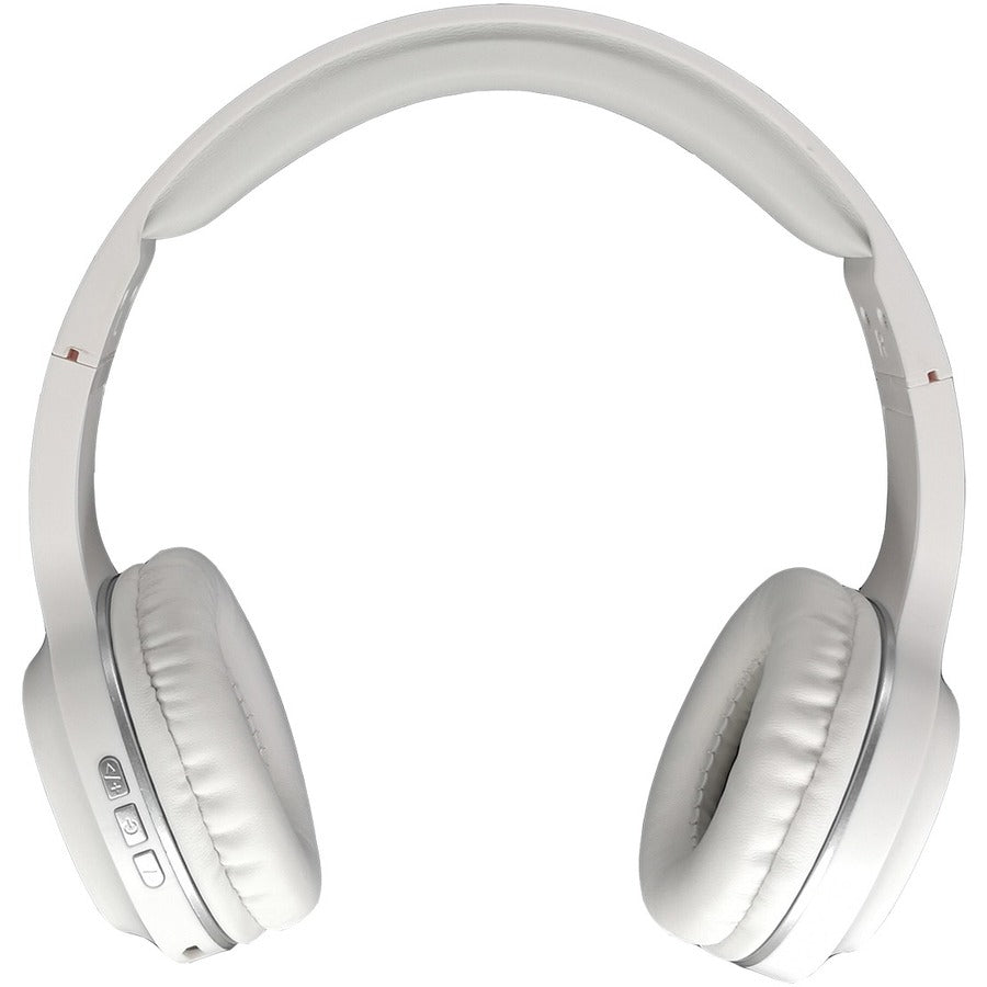 Morpheus 360 TREMORS 4500W Bluetooth 5.0 Headset shown from the front, featuring premium protein leather ear cushions and a sleek design for ultimate comfort.