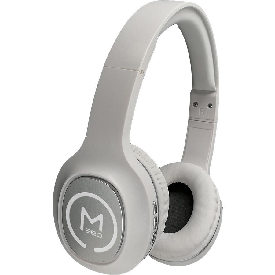 Side view of the Morpheus 360 TREMORS 4500W Bluetooth 5.0 Headset, highlighting its modern styling and accessible controls, perfect for immersive music listening.